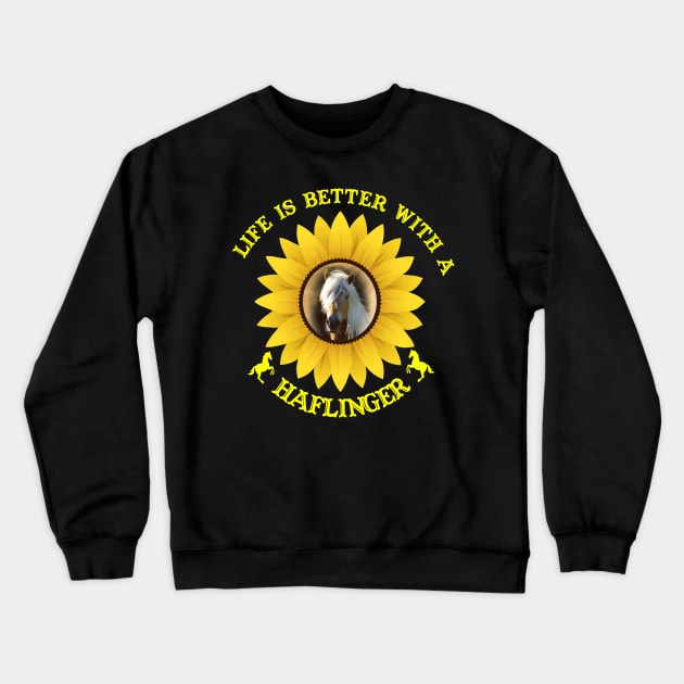 Haflinger Lovers Crewneck Sweatshirt by bienvaem